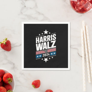 Harris Waltz 2024 Kamala Harris Tim Waltz 2024 Pappersservett