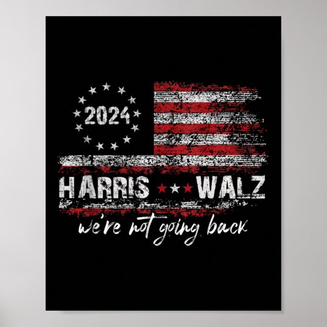 Harris Waltz 2024 Kamalavalet 2024 Vi är inte G Poster (Framsidan)