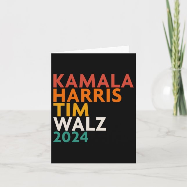 Harris Waltz 2024 Kort (Framsida)