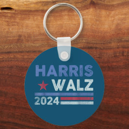 Harris Waltz 2024 Val Kamala Harris Navy Blue Nyckelring
