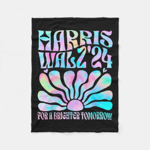 Harris Waltz 2024 Val Kamala Harris Tim Waltz Fleecefilt