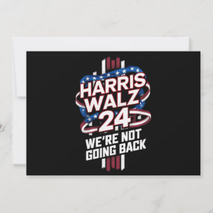 Harris Waltz 2024 Val Kamala Harris Tim Waltz Inbjudningar