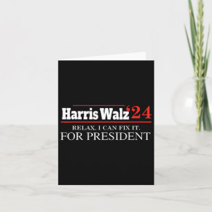 Harris Waltz 2024 Val Kamala Harris Tim Waltz Kort