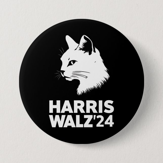 Harris Waltz 2024 Val rolig katt Kamala Tim  Knapp (Framsida)