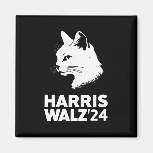 Harris Waltz 2024 Val rolig katt Kamala Tim Magnet