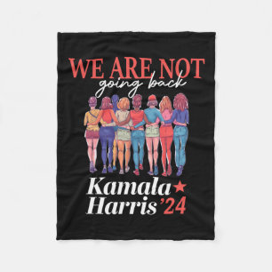 Harris Waltz 2024 Vi Går Inte Tillbaka Kamala Har Fleecefilt