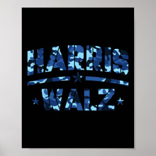 Harris Waltz Camouflage Militär för Harris Vetera Poster
