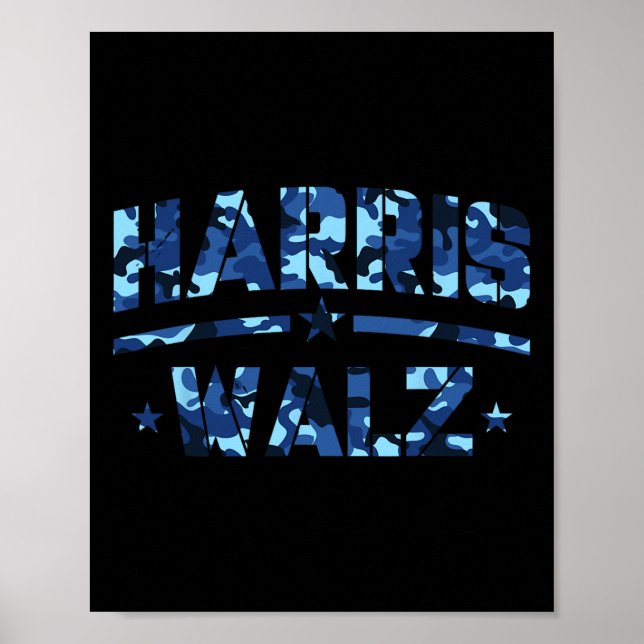 Harris Waltz Camouflage Militär för Harris Vetera Poster (Framsidan)