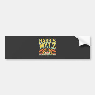 Harris Waltz för en Brighter Morgon Kamala Harris Bildekal
