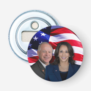 Harris Waltz Photo 2024 - Kamala Harris Tim Waltz Flasköppnare