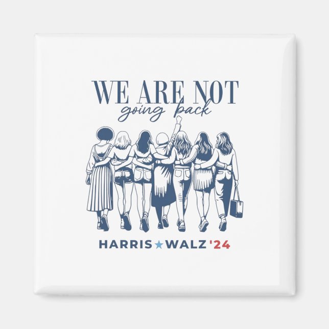 Harris Waltz, vi kommer inte tillbaka levande någo Magnet (Framsidan)