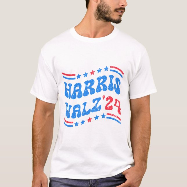 Harris Walz 2024 (14) T Shirt (Framsida)