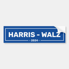 Harris Walz 2024 Bildekal