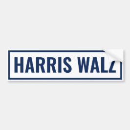 Harris Walz 2024 Bildekal