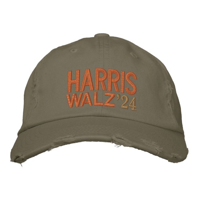 HARRIS WALZ 2024 BRODERAD KEPS (Framsida)