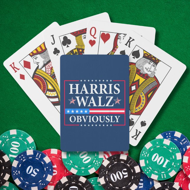 Harris Walz 2024 Casinokort (Skapare uppladdad)