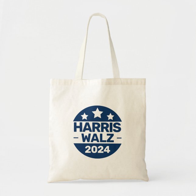 Harris Walz 2024 Election Kamala Harris Tim Walz Tygkasse (Framsidan)