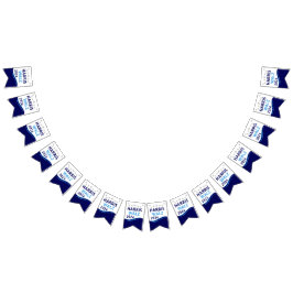 Harris Walz 2024 för president Blue Wave Vimplar