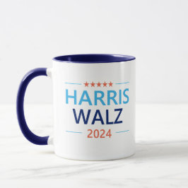 Harris Walz 2024 för president Mugg