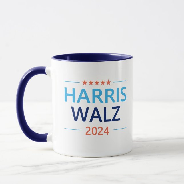 Harris Walz 2024 för president Mugg (Vänster)