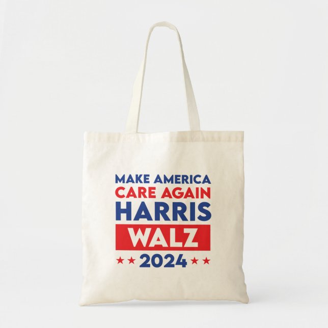 Harris Walz 2024 - Gör Amerika till en ny vårdare Tygkasse (Framsidan)