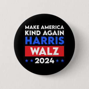 Harris Walz 2024 Gör Amerika-vänligheten igen Knapp