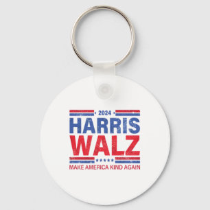 Harris Walz 2024 Gör Amerika-vänligheten igen Nyckelring