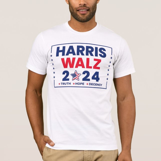 Harris Walz 2024 | Harris Walz T Shirt (Framsida)