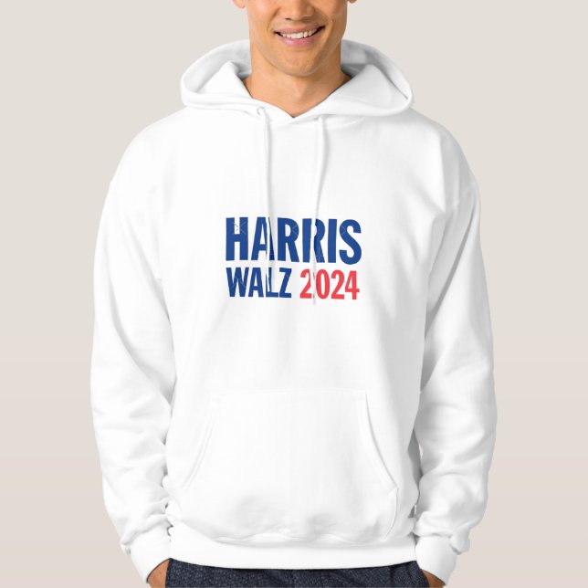 Harris Walz 2024 Hoodie (Framsida)