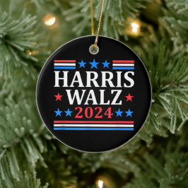 Harris Walz 2024 Julgransprydnad Keramik
