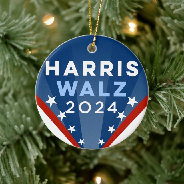 Harris Walz 2024 Julgransprydnad Keramik (Träd)