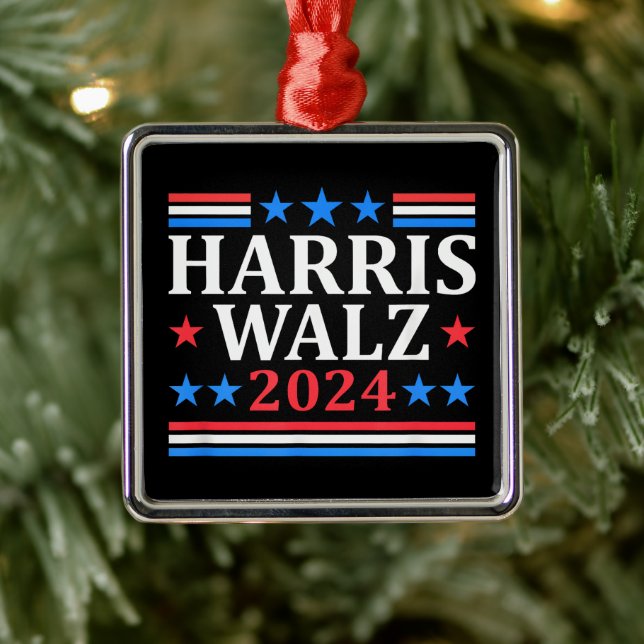 Harris Walz 2024 Julgransprydnad Metall (Träd)