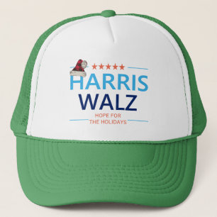 Harris Walz 2024 Julhopp för helgdagar Keps