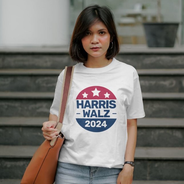 Harris Walz 2024 Kampanj för president Patriotic T Shirt (Harris Walz 2024 Campaign for President Patriotic Kamala )