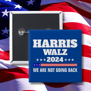 Harris Walz 2024 Kampanj Knapp