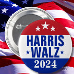 Harris Walz 2024 Kampanj Red Blue Knapp<br><div class="desc">Harris Walz 2024 Kampanj Red Blue Show your supporter for Kamala Harris and Tim Walz vid vilket konvent som helst,  samlas,  röstar! Ett underbart sätt att bestämma rösterna för det demokratiska party! Perfekt för manar,  kvinnor,  barn,  pojkar, </div>