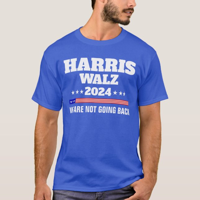 Harris Walz 2024 Kampanj T Shirt (Framsida)
