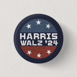 Harris Walz 2024 Kampanj USA flagga Knapp