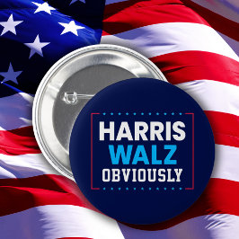 Harris Walz 2024 Knapp