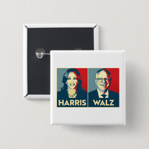 Harris Walz 2024 Knapp