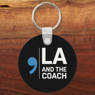Harris Walz 2024 Komma La och The Coach 2024 Nyckelring