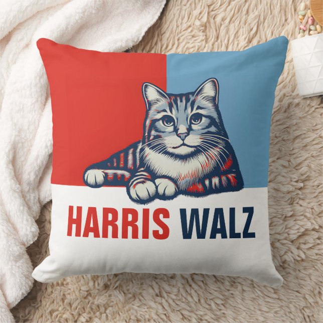 Harris Walz 2024 Kudde (Filt)