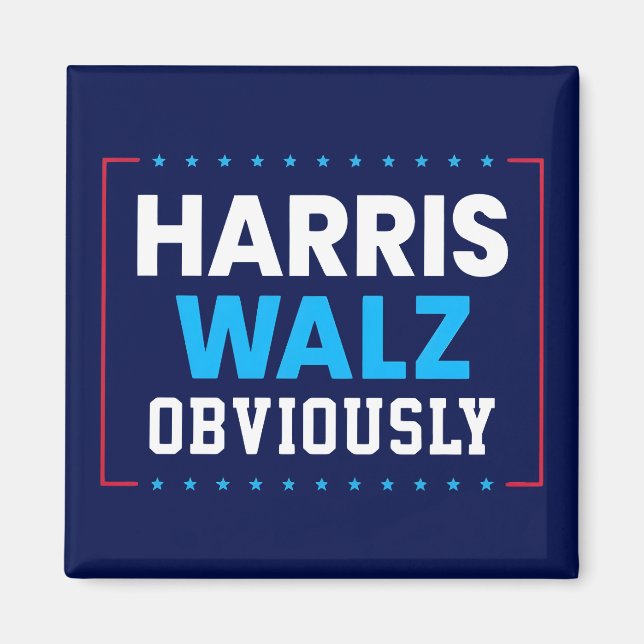 Harris Walz 2024 Magnet (Framsidan)