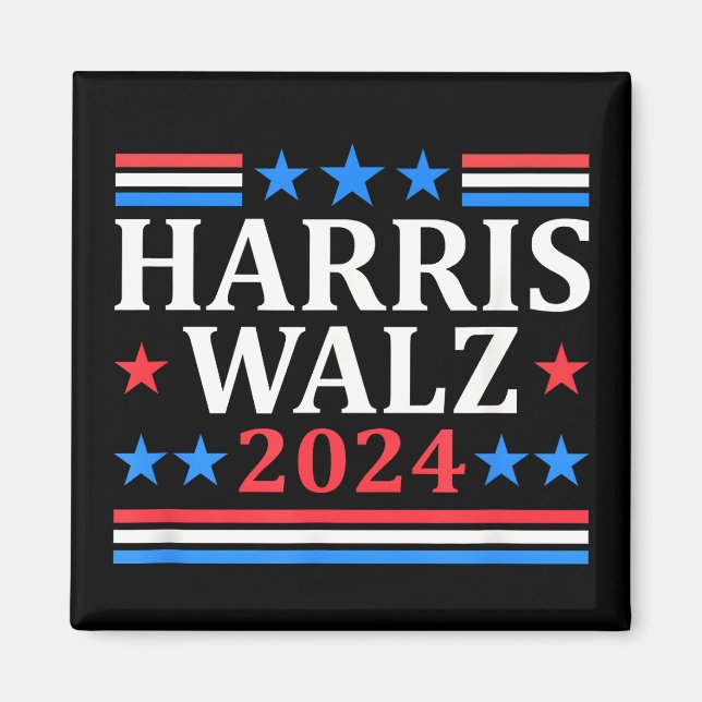 Harris Walz 2024 Magnet (Framsidan)
