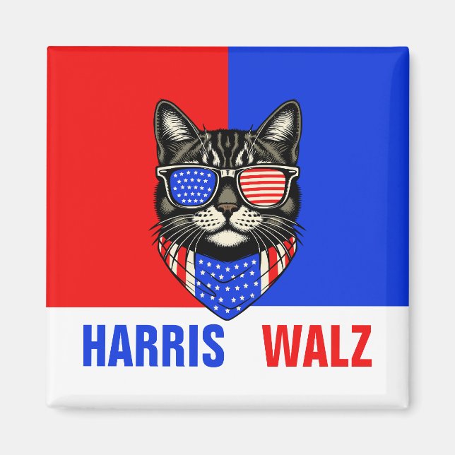 Harris Walz 2024 Magnet (Framsidan)