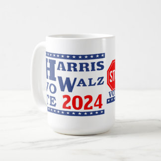 Harris Walz 2024 Omröstningsresultat: Stopp för Cr Kaffemugg