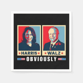 Harris Walz 2024 Pappersservett