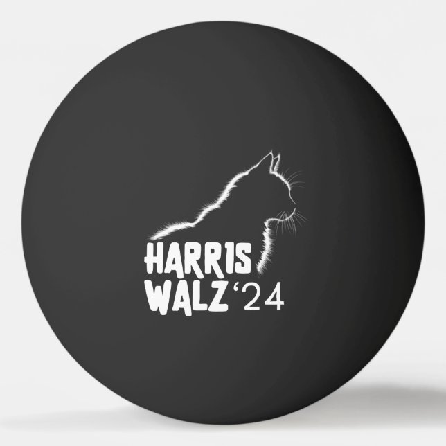 Harris Walz 2024 Pingisboll (Framsidan)