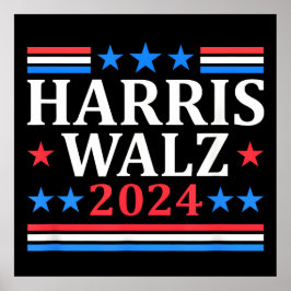 Harris Walz 2024 Poster
