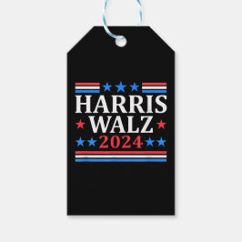 Harris Walz 2024 Presentetikett